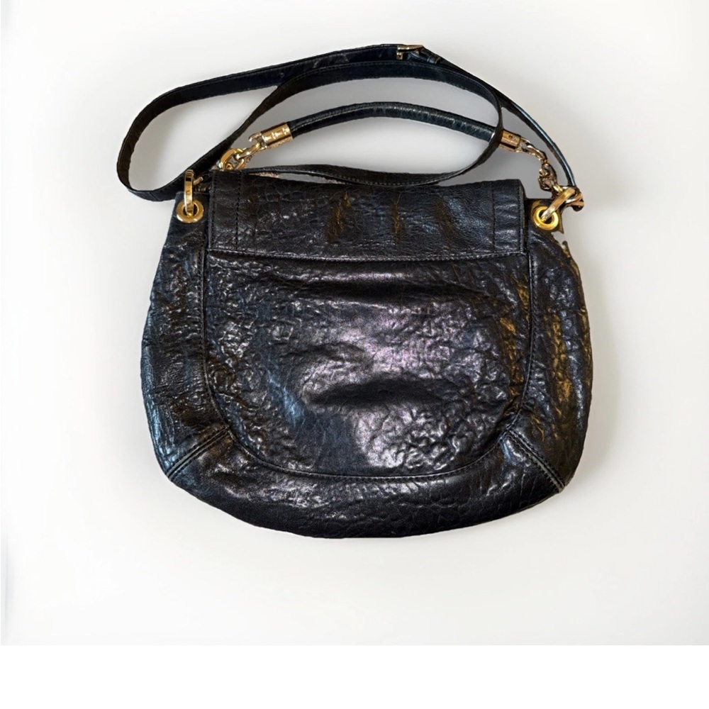 Michael Kors Shiny Black Crossbody Bag - Picture 7 of 7